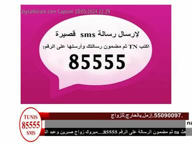 Capture Image Tunisie Televsion 1 12398 V